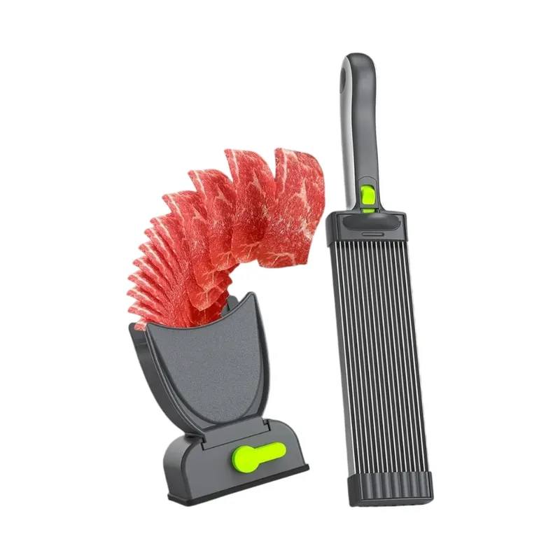 GENERICO - Cortador Manual de Carne y Vegetales  En Acero Inoxidable