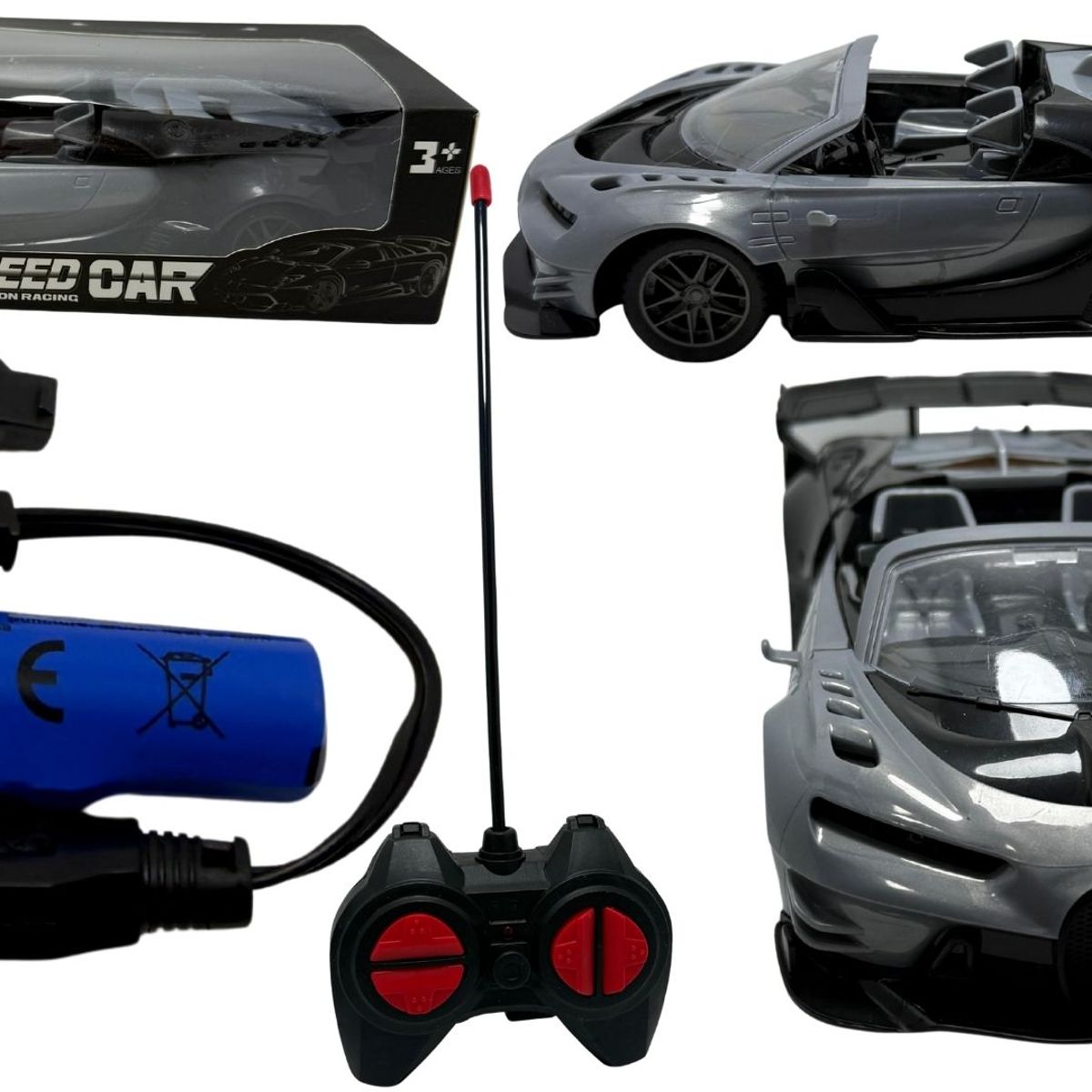 MAZUGI - Carro Descapotable Sport Pilas Recargables A Control Remoto