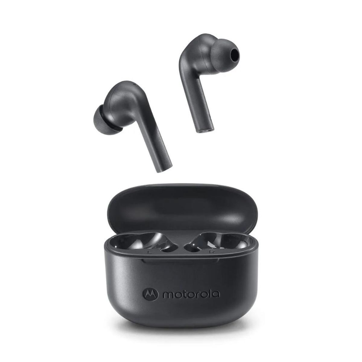 MOTOROLA - Audífonos inalámbricos Motorola Moto Buds 065  True Wireless hasta 17 h de autonomía color Moon Light  Negro