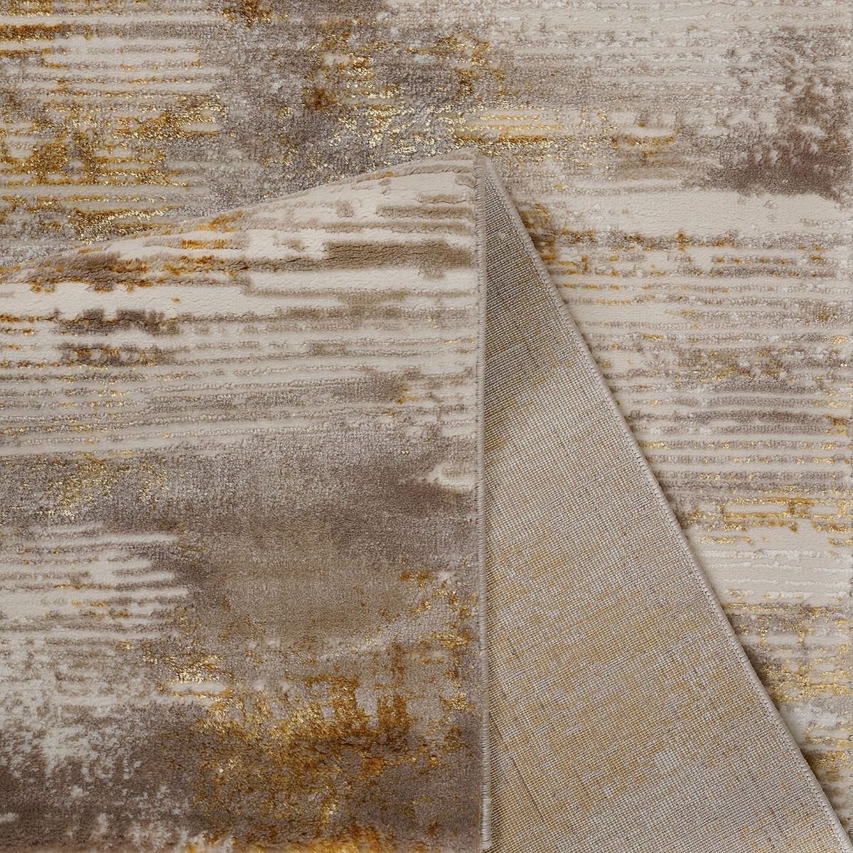 MITAPETE COM - Tapete Alfombra Camino Pie De Cama Turquia 80 X 150cms Beige Dorado