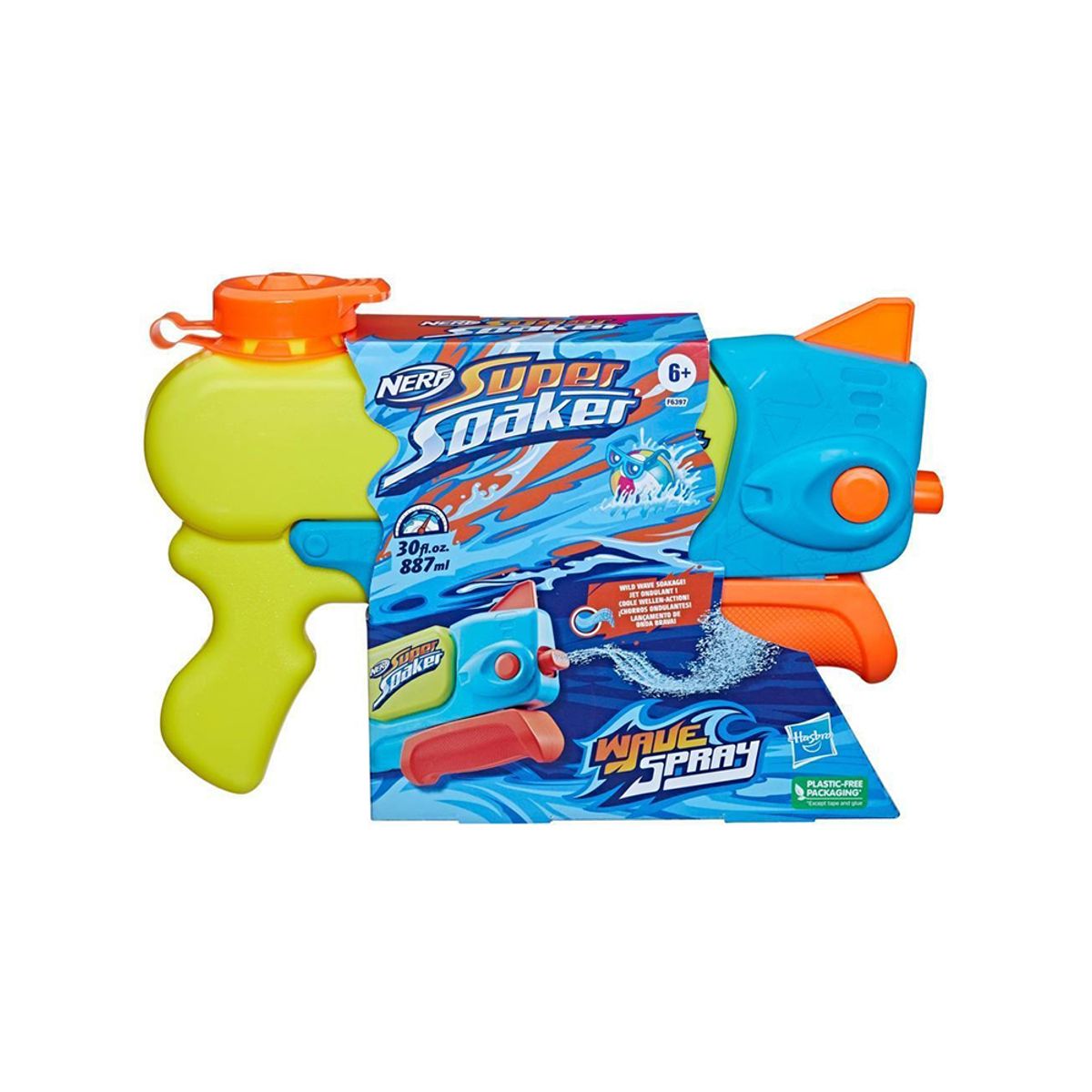 HASBRO - Nerf Lanzador De Agua Super Soaker Wave Spay