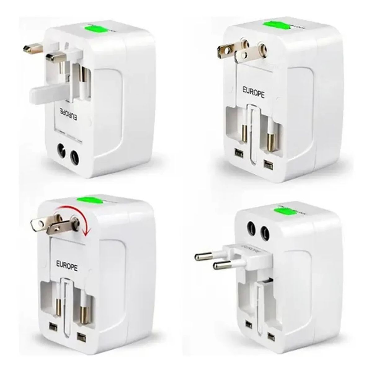 GENERICO - Toma Corriente Adaptador Eléctrico Universal Con Protección