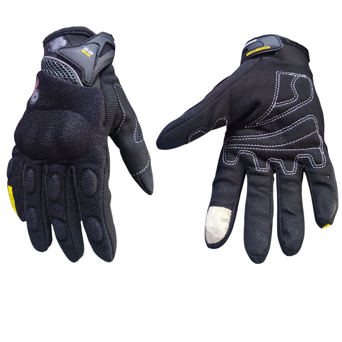 SPORT - Guantes Moto Térmicos Táctiles Con Protección Nudillos