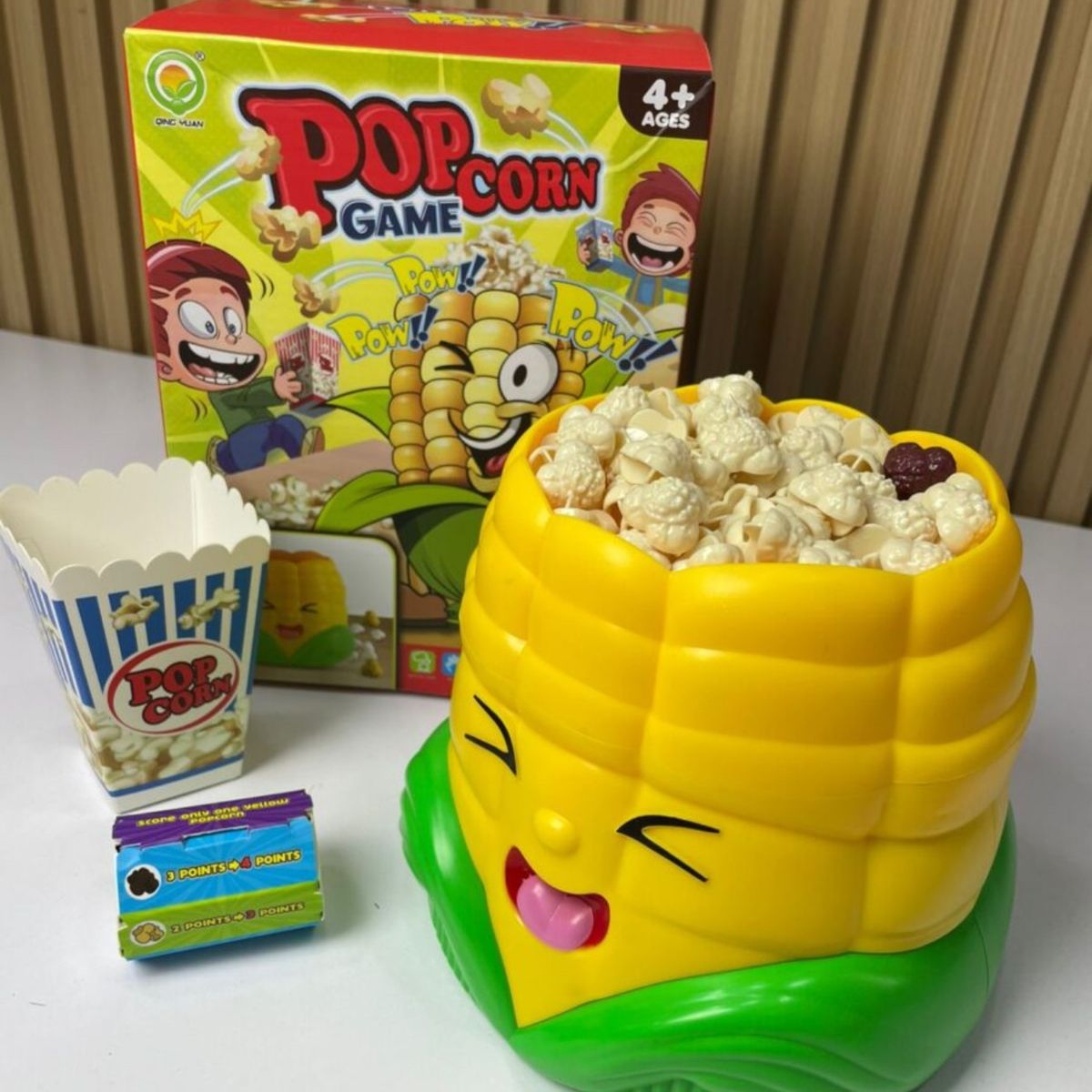 AMERICAN GENERICS - Pop Corn Game  Juego de Mesa Interactivo de Palomitas