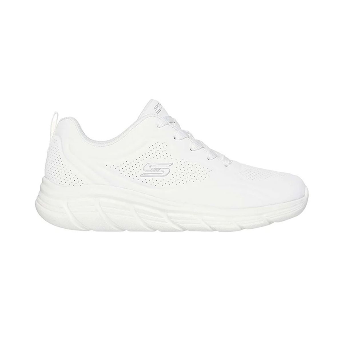 SKECHERS - Tenis Skechers Mujer BOBS B Flex Lo Cool 117715-W Blanco Casual
