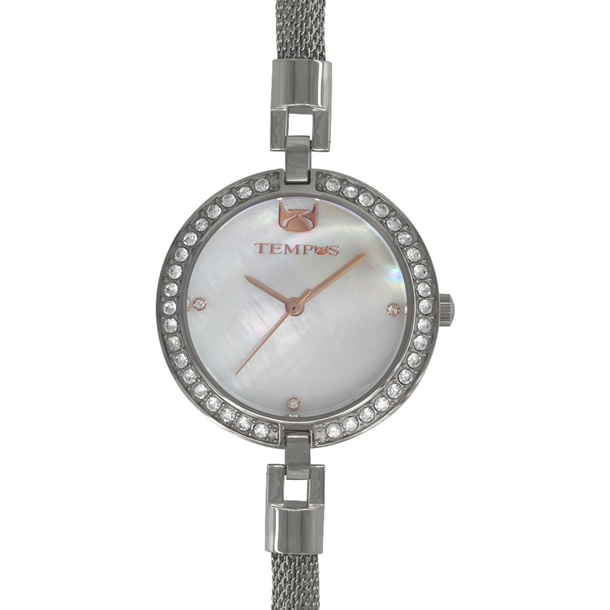 TEMPUS - Reloj Tempus Plateado Para Dama SM-19623-03