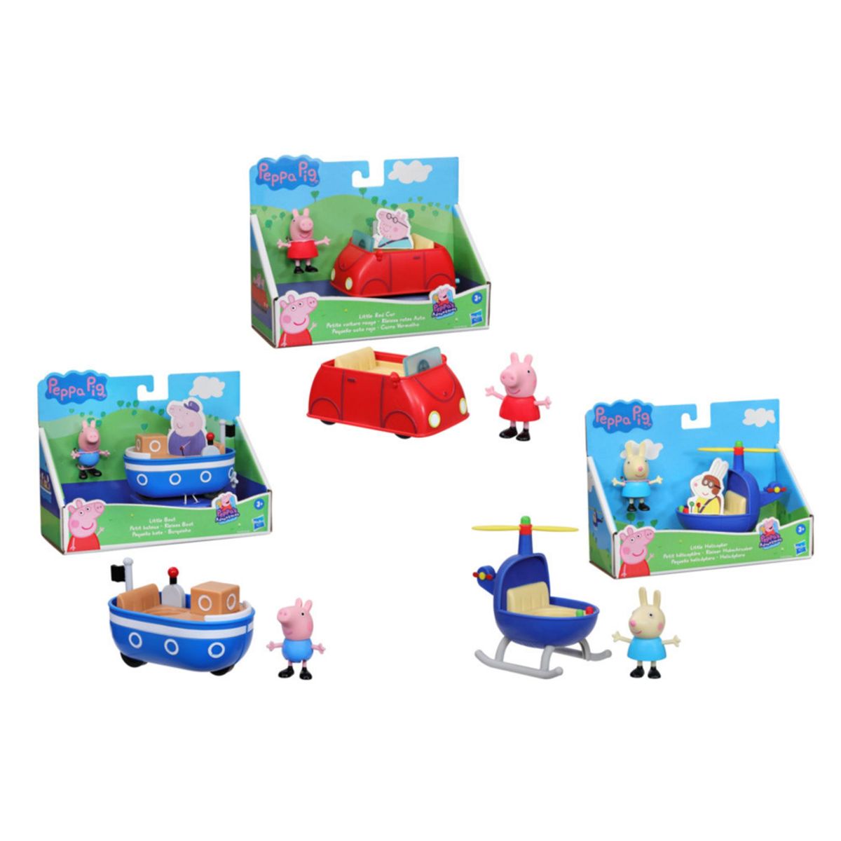 HASBRO - Figuras Peppa Pig Pequeños Vehículos Surtidas