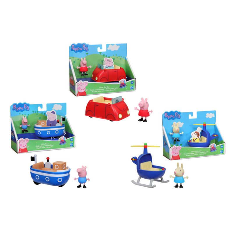 HASBRO - Figuras Peppa Pig Pequeños Vehículos Surtidas