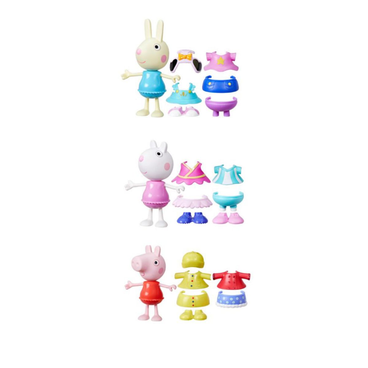 HASBRO - Peppa Pig y Sus Amigos Con Estilos Divertidos Surtidos