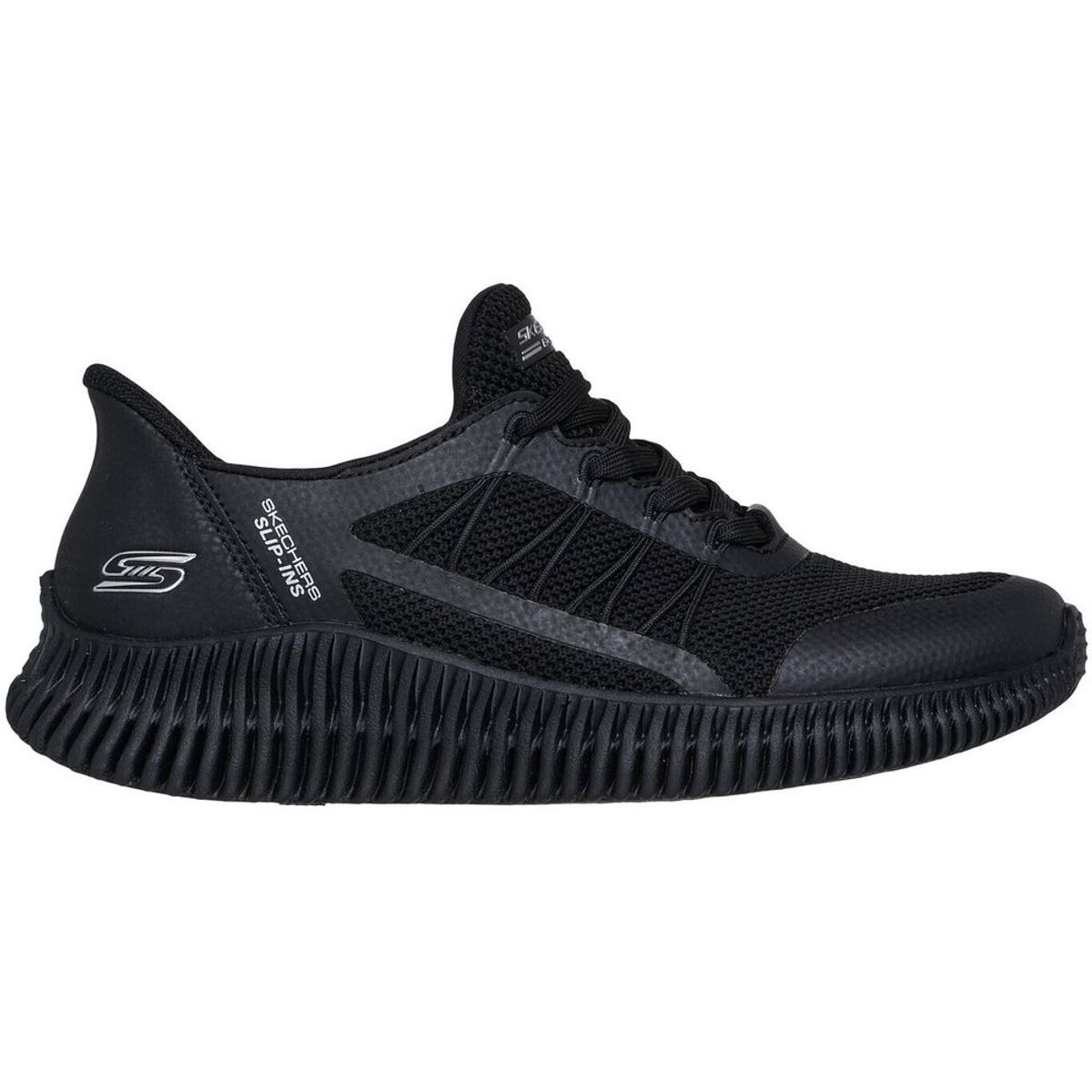 SKECHERS - Tenis Skechers Mujer Bobs Geo Lite  Memory Foam Negro