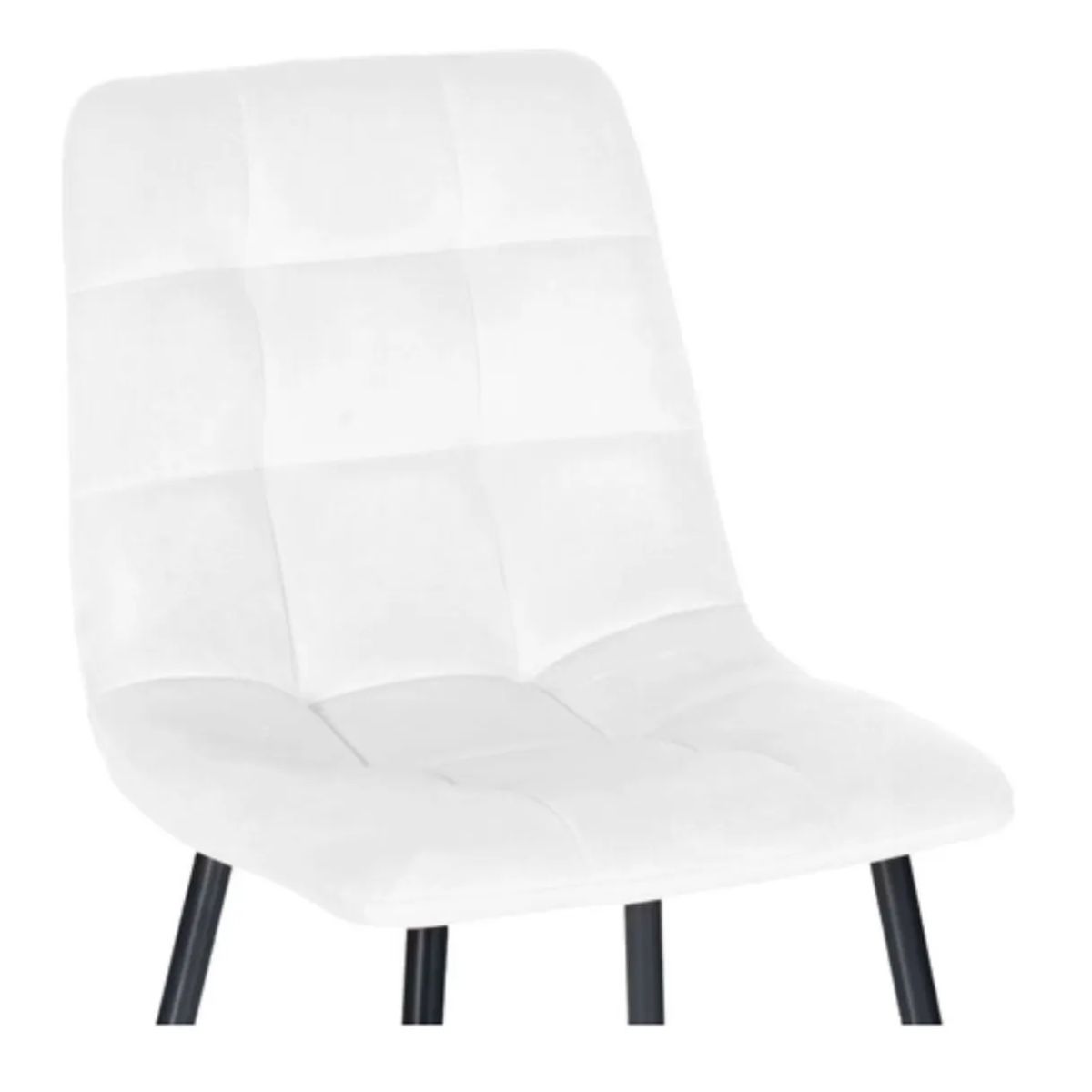 GENERICO - Set X2 Silla Decorativa Mueble Sala Comedor Dormitorio Refag Blanco