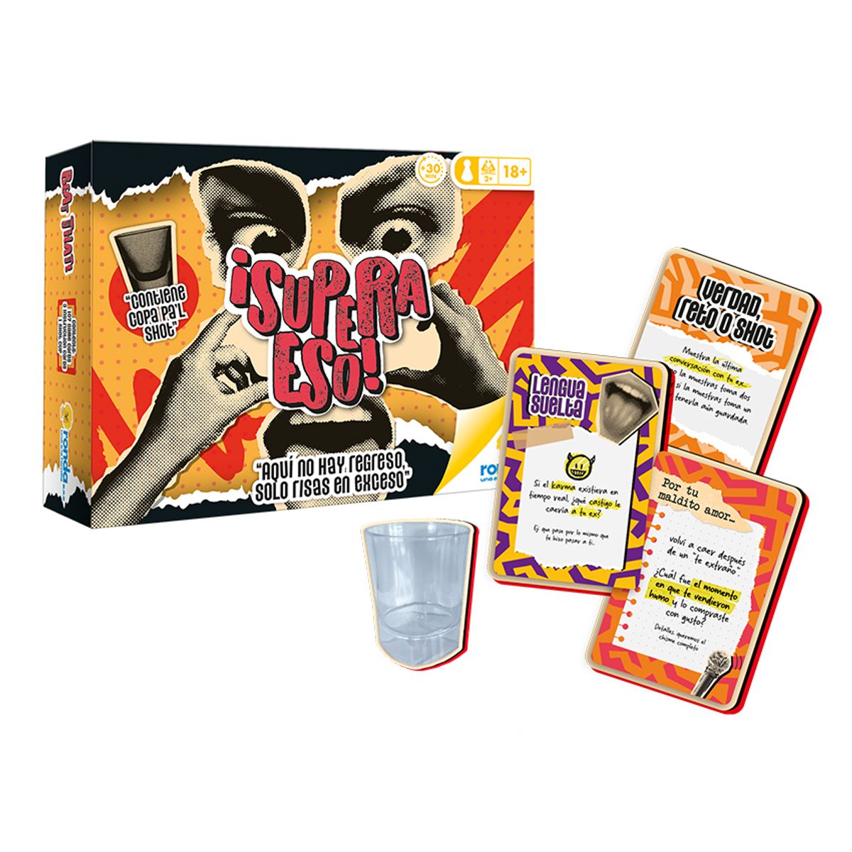 RONDA - Supera-eso Juego de Mesa con Retos y Preguntas para Adultos