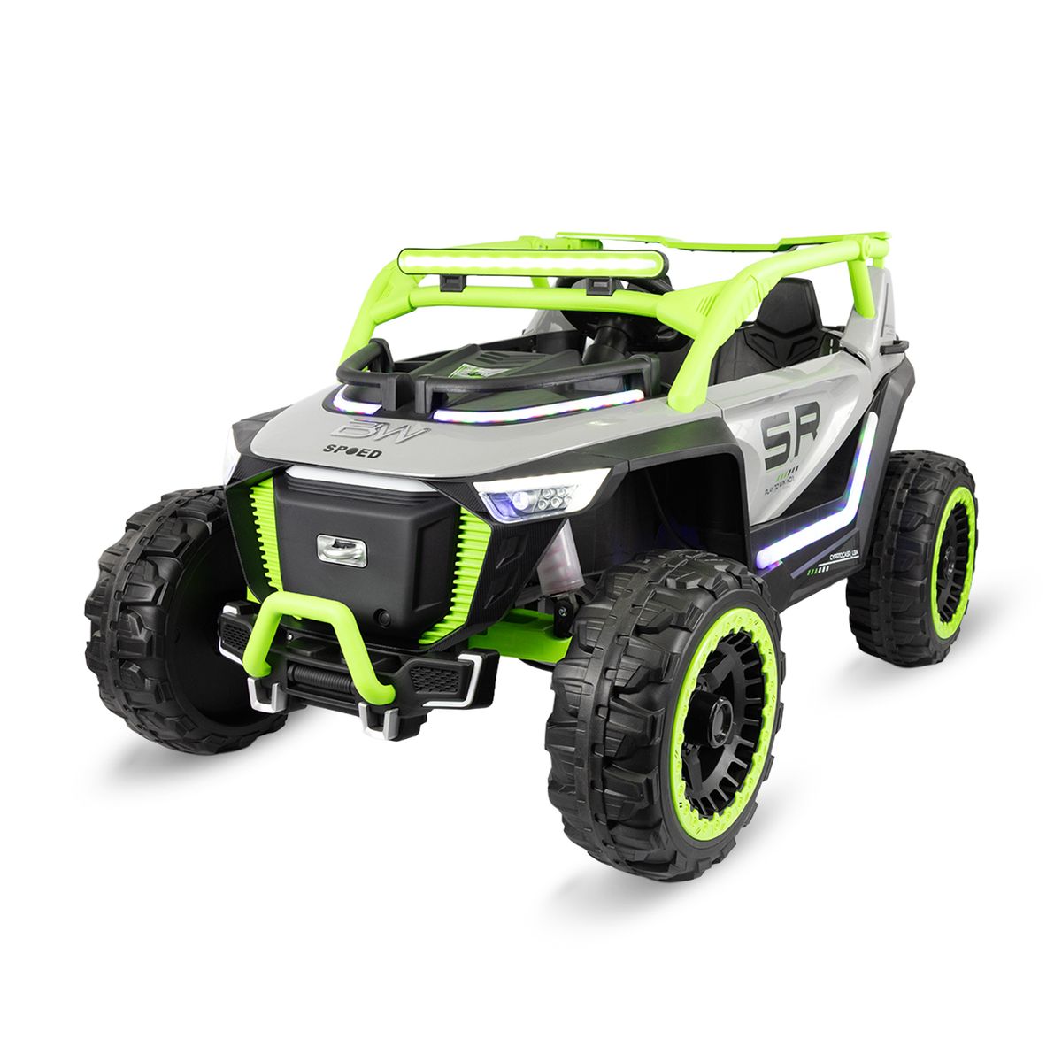 PRINSEL - Carro Electrico Niño Doble 12v Tipo Canam Starlight Prinsel Gris