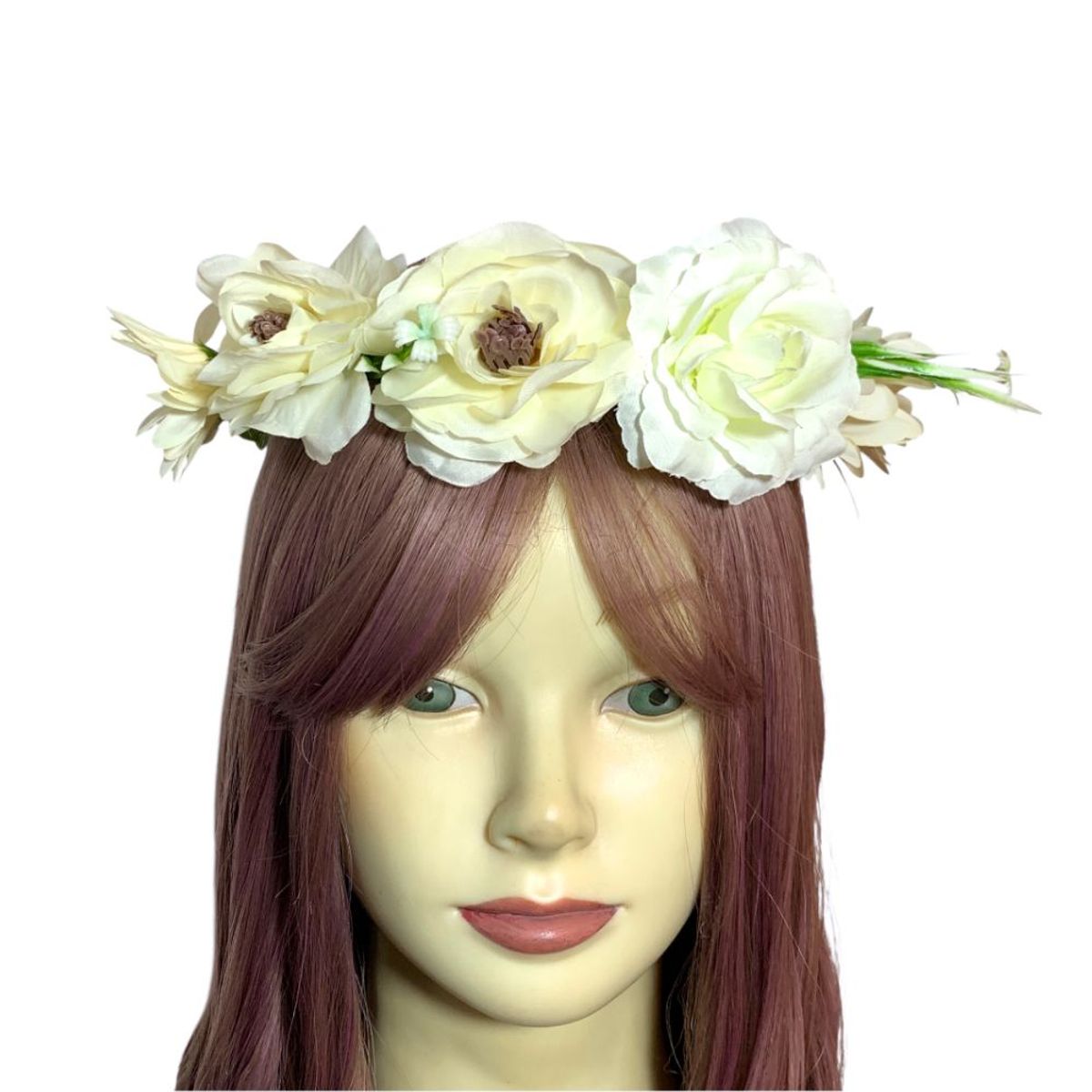 GENERICO - Balaca Corona De Flores Disfraz Catrina - Halloween