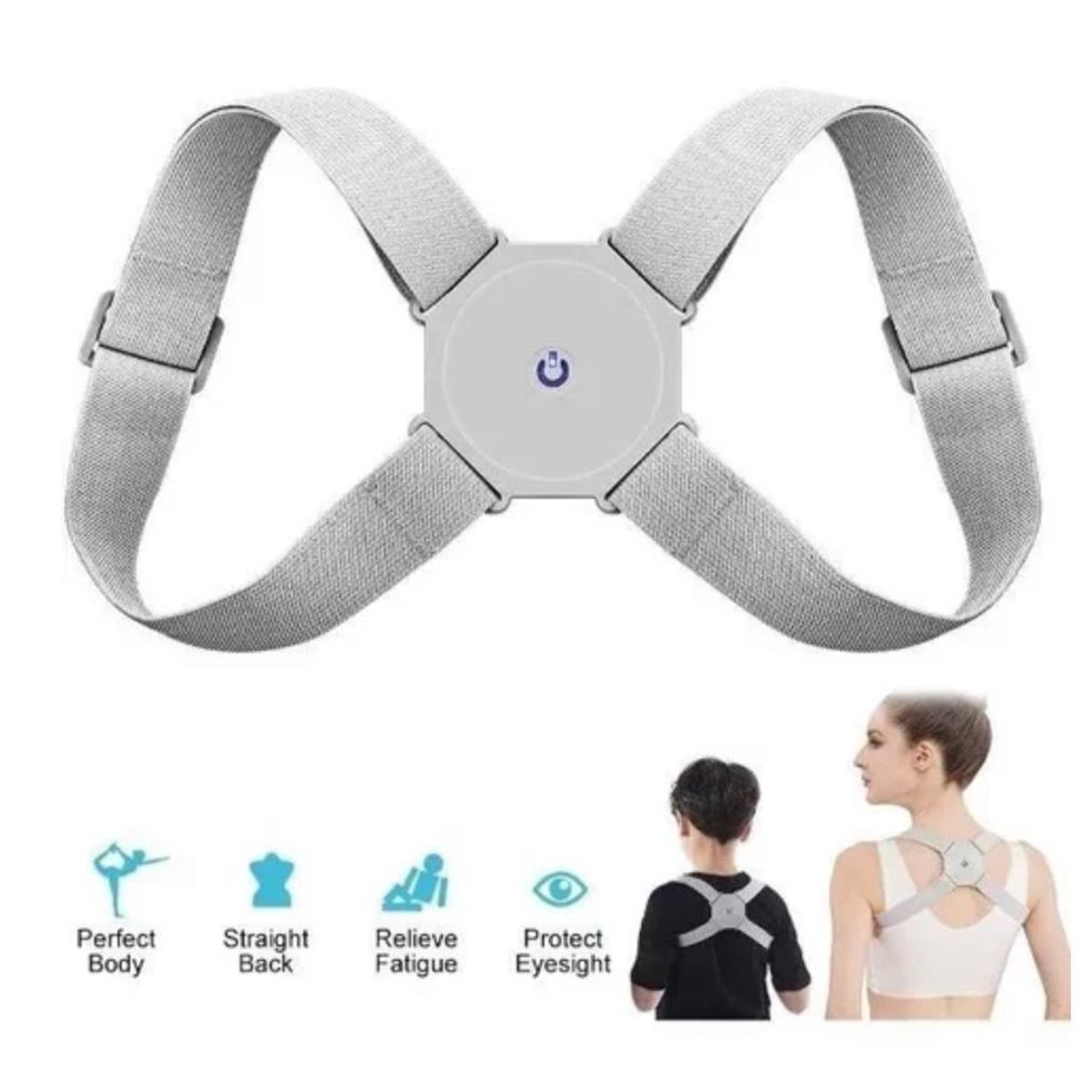 TV NOVEDADES - Corrector De Postura Inteligente Vibracion Ajustable Recargable