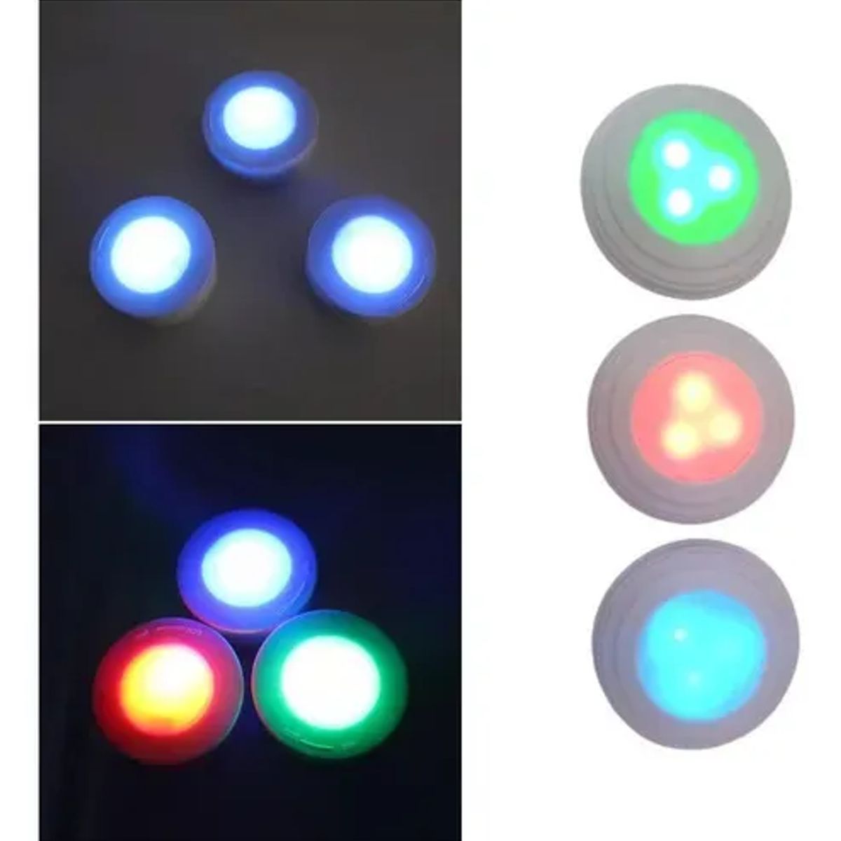 SHUNGA - Kit de Lámparas LED RGB con Control Remoto  3 Unidades