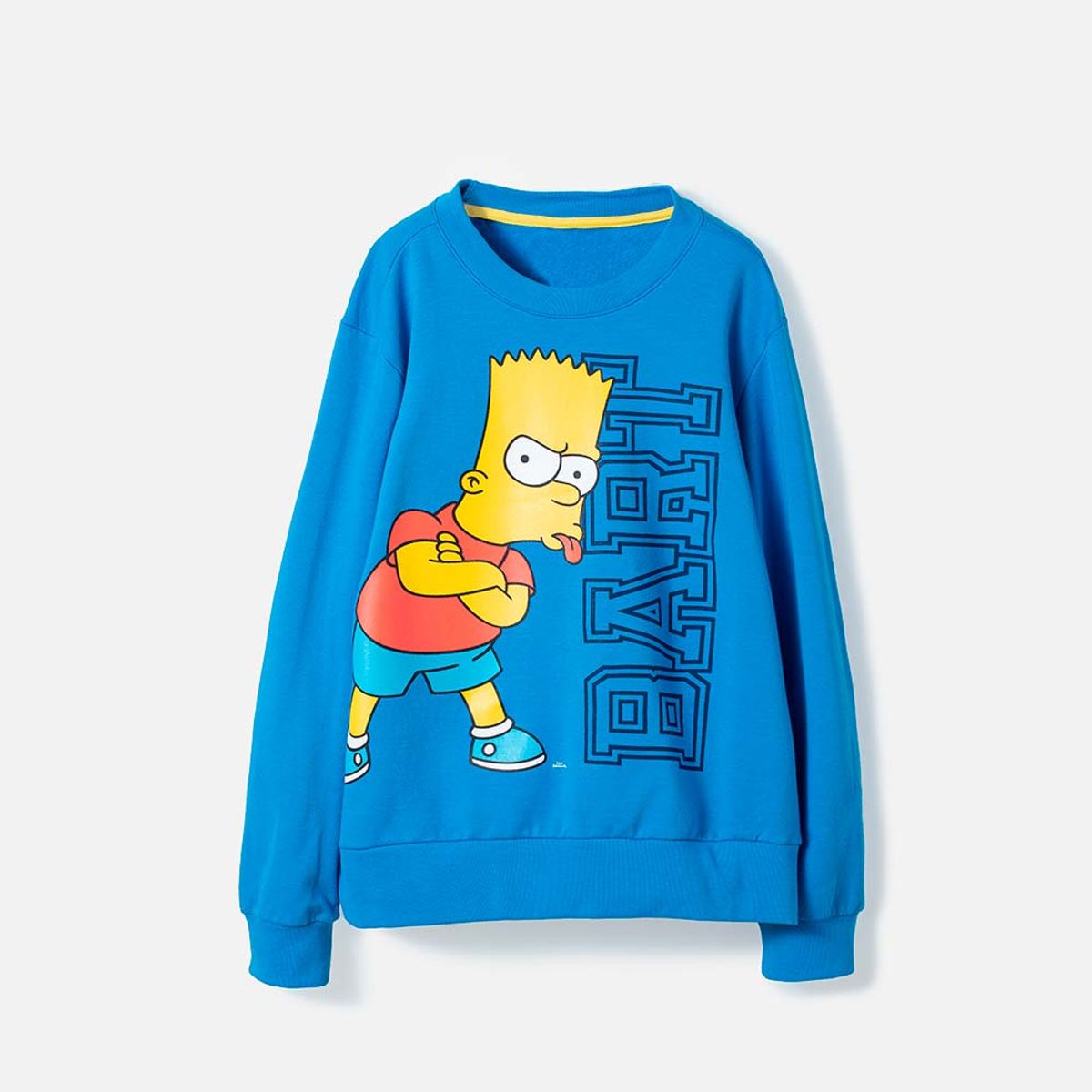 DISNEY - Buzo de Bart Simpson cerrado azul para niño