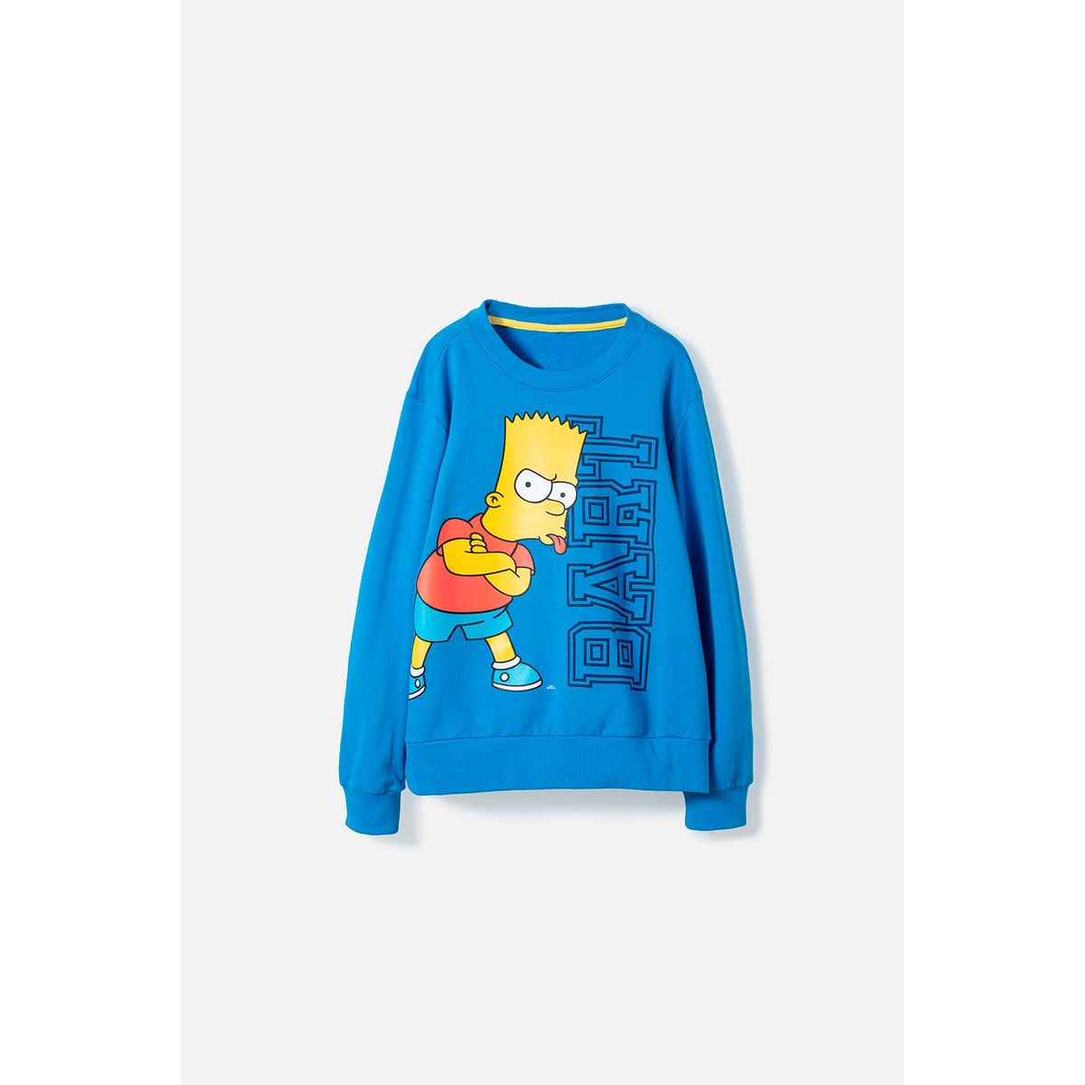 DISNEY - Buzo de Bart Simpson cerrado azul para niño