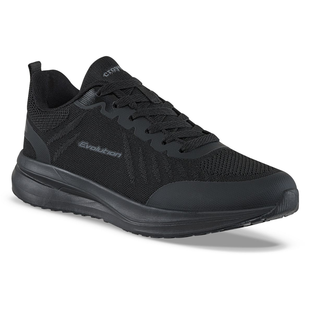 CROYDON - Tenis Running Deno Negro-Negro Croydon para Hombre