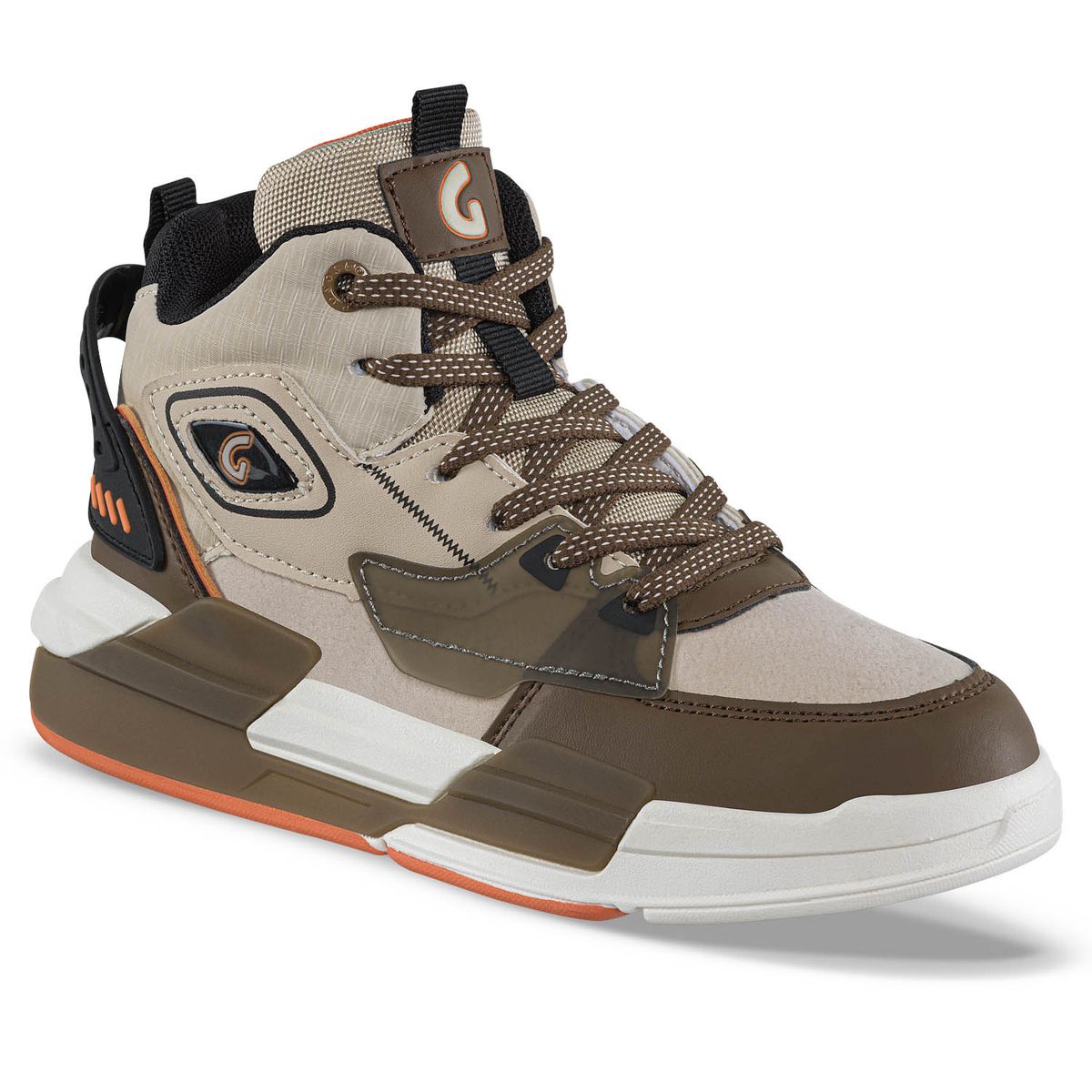 LOS GOMOSOS - Tenis Urbanos Vazo Beige-Café Los Gomosos para Niño