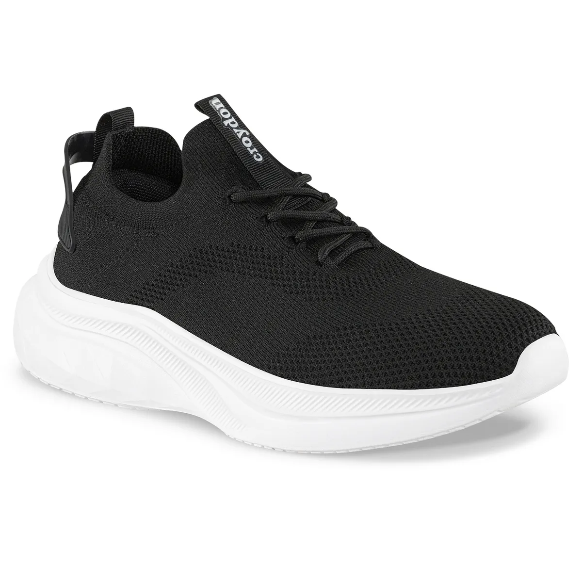 CROYDON - Tenis para Caminar Sonivo Negro-Blanco Croydon para Hombre