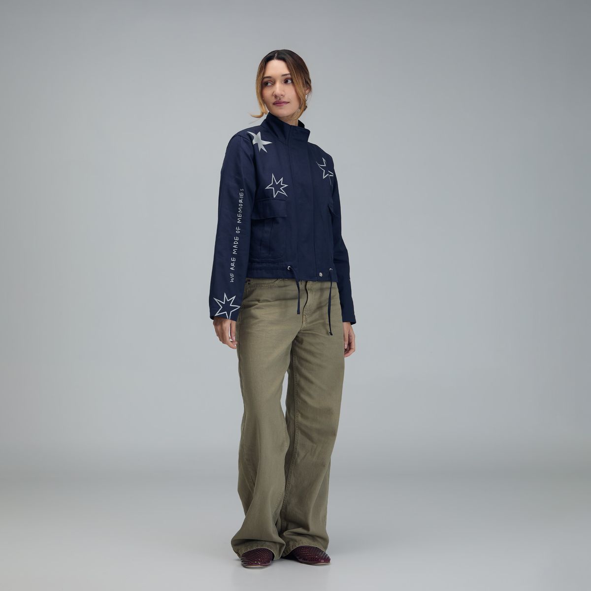 JULIANA SANCHEZ - Chaqueta Somos recuerdos - Azul