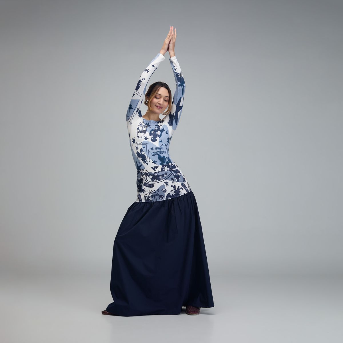 JULIANA SANCHEZ - Falda Live & feel - Azul