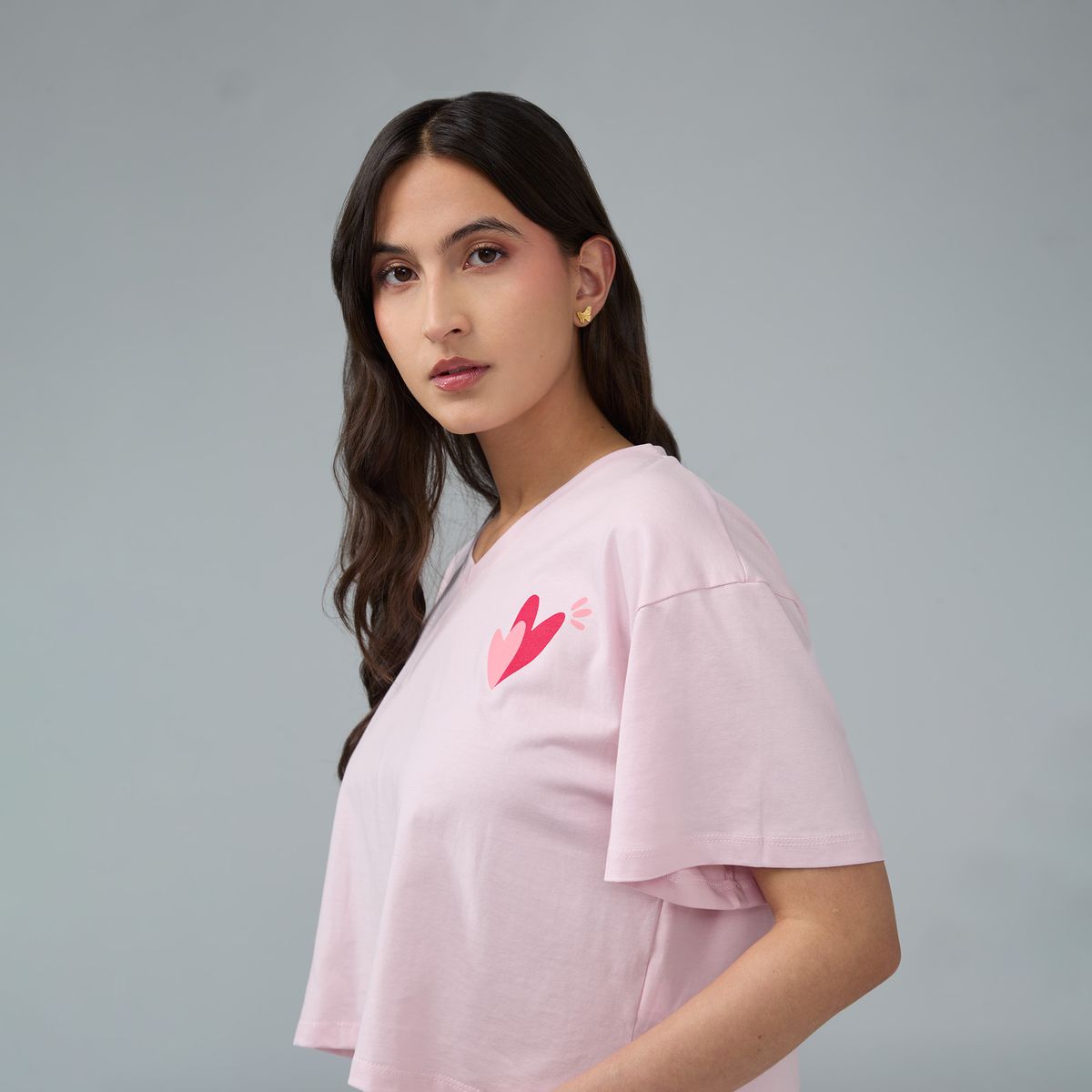 JULIANA SANCHEZ - Camiseta Más fuerte - Rosado