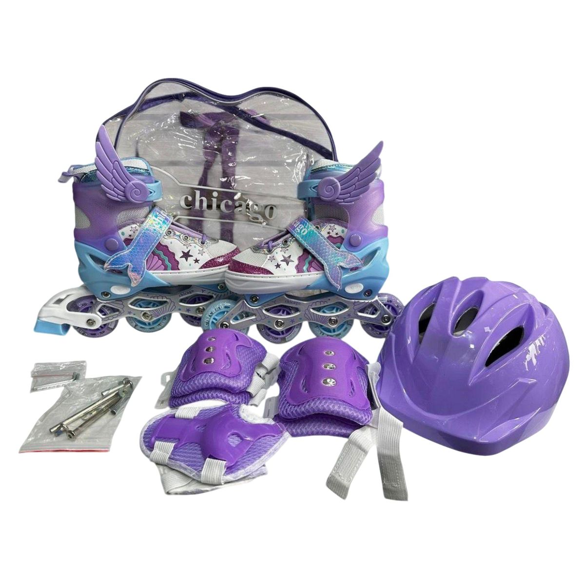 DISTRIONLINE - Patines Tinny Con Alas Y Luces