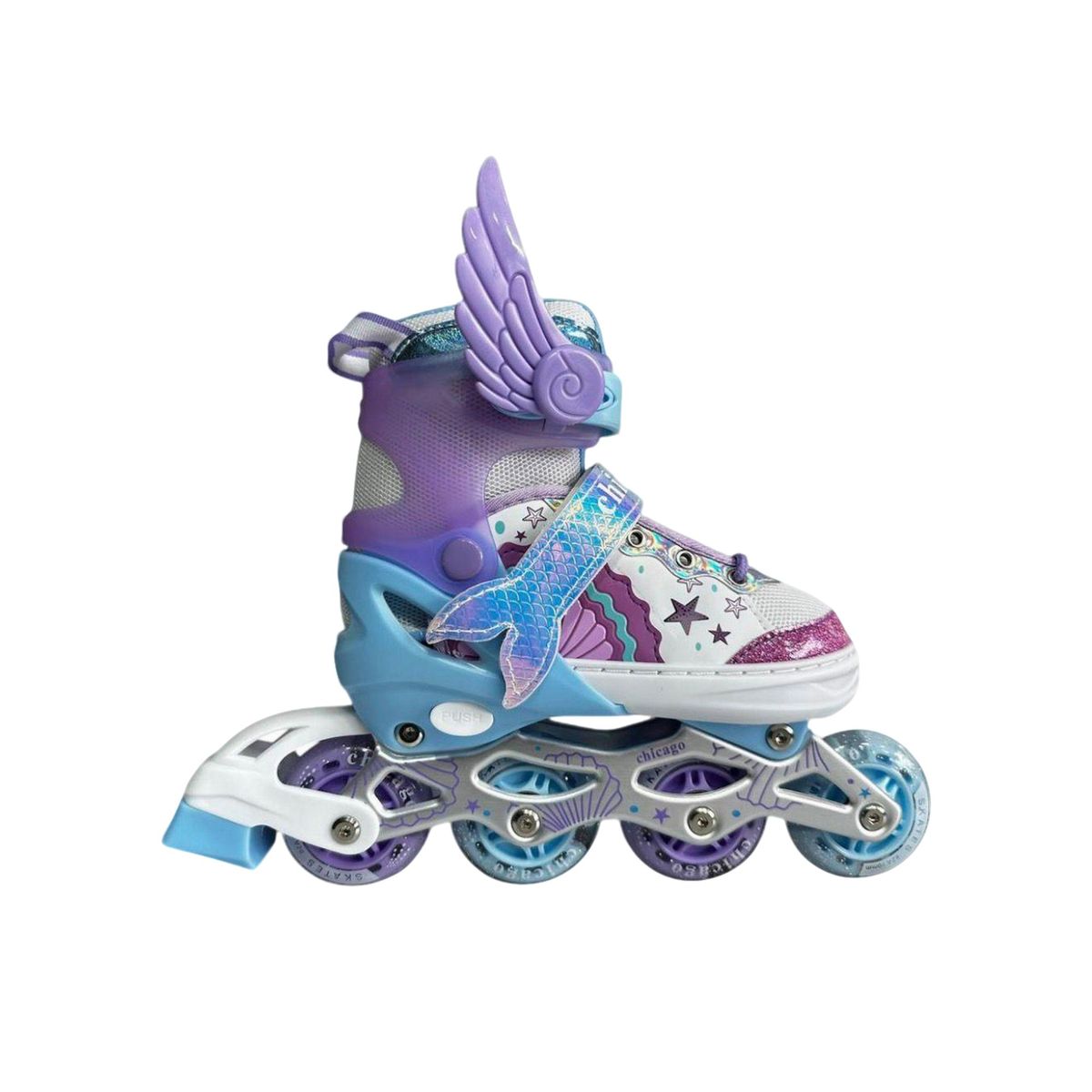 DISTRIONLINE - Patines Tinny Con Alas Y Luces