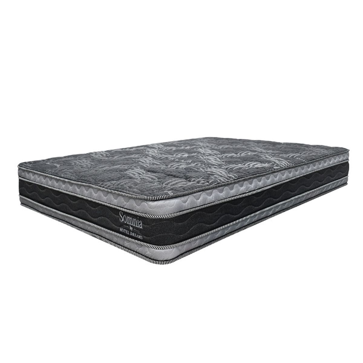 HOTEL DREAMS - Colchón Somnia Queen 160190 Doble Pillow Euro Doble Cara de Uso Ortopédico Firmeza media