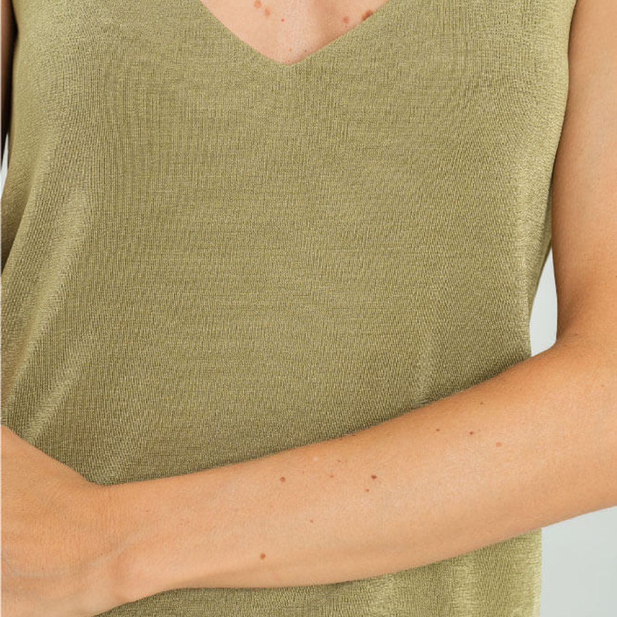 RAGGED - Top tiras malibu Verde olivo Ragged