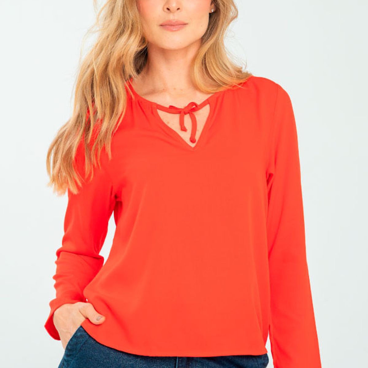 RAGGED - Blusa colet Rojo medio Ragged