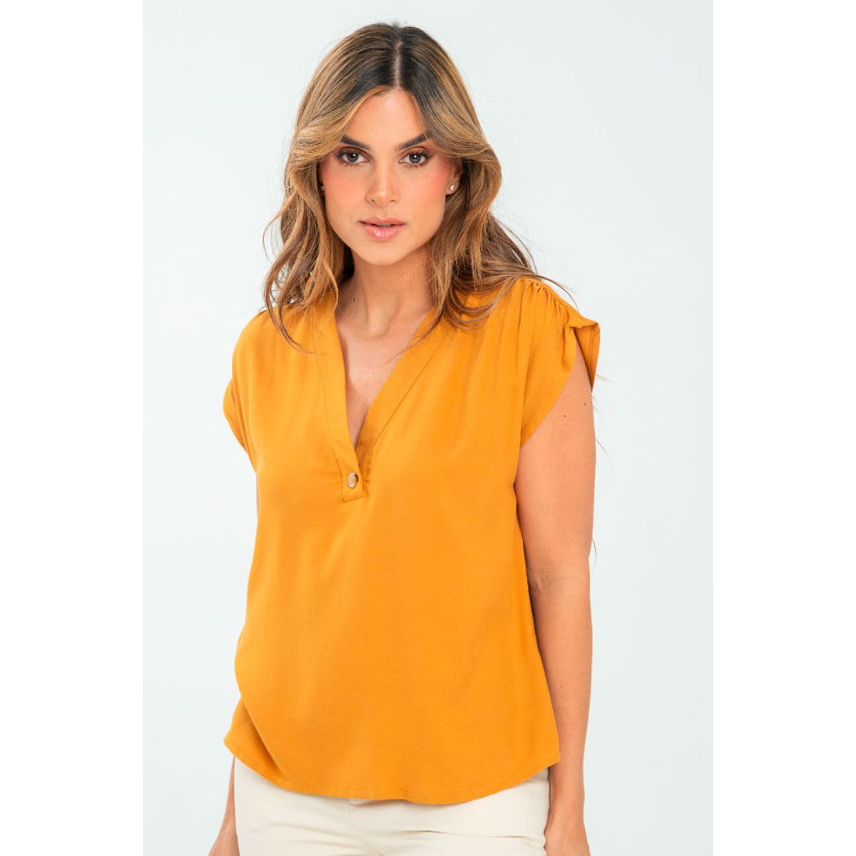 RAGGED - Blusa ete Amarillo oscuro Ragged