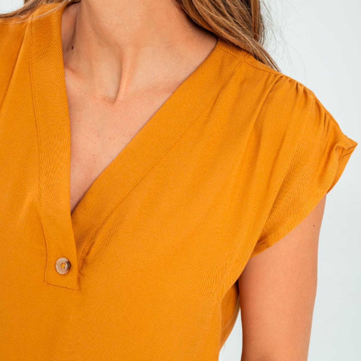 RAGGED - Blusa ete Amarillo oscuro Ragged