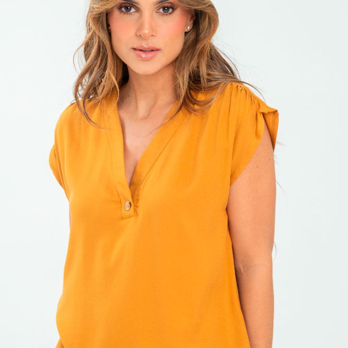 RAGGED - Blusa ete Amarillo oscuro Ragged