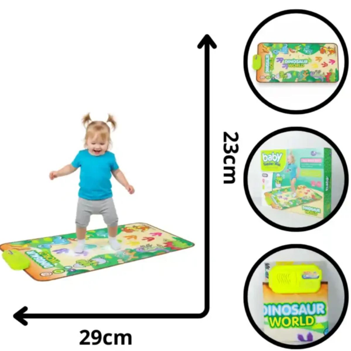 SWISSHOME - TAPETE MUSICAL COLORES JUEGO PARA NIÑOS +18 MESES