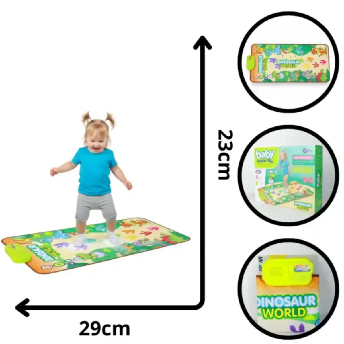 SWISSHOME - TAPETE MUSICAL COLORES JUEGO PARA NIÑOS +18 MESES