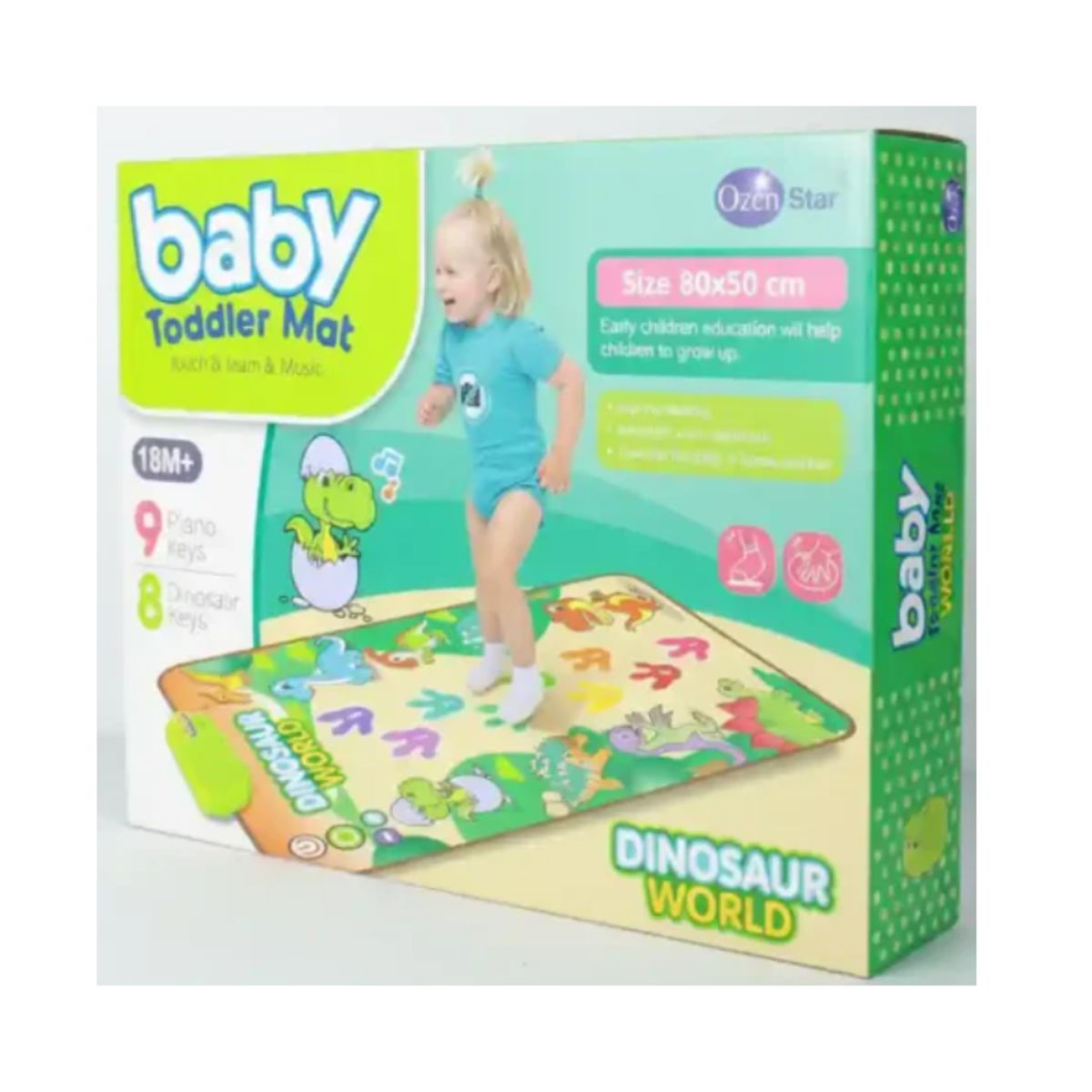 SWISSHOME - TAPETE MUSICAL COLORES JUEGO PARA NIÑOS +18 MESES