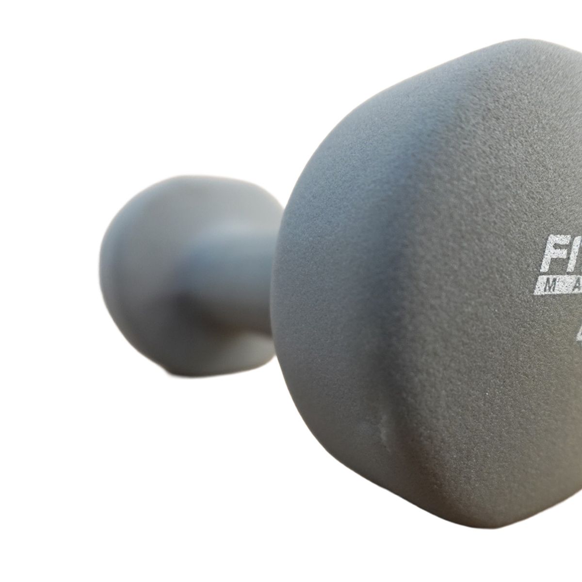 FITNESS MARKET - Mancuerna Athletic redondas Neopreno Negro 4 Kg