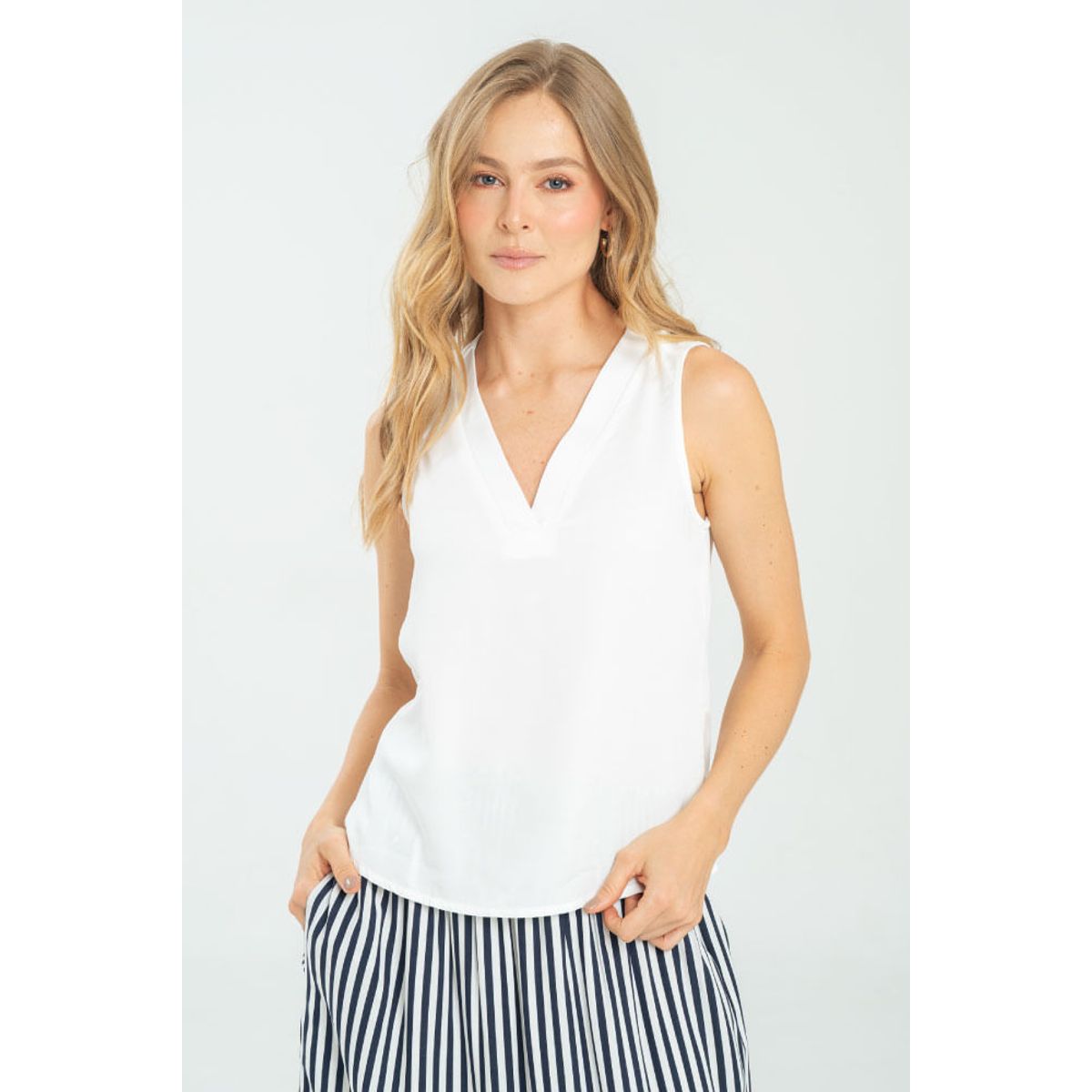 RAGGED - Blusa cecilia Blanco crudo Ragged
