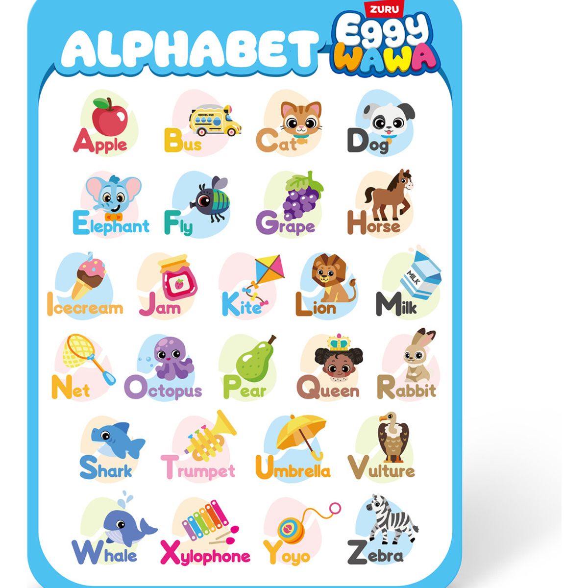 RAINBOCORNS - Juguete Interactivo Para Bebe Huevo Eggywawa Escuela S-1