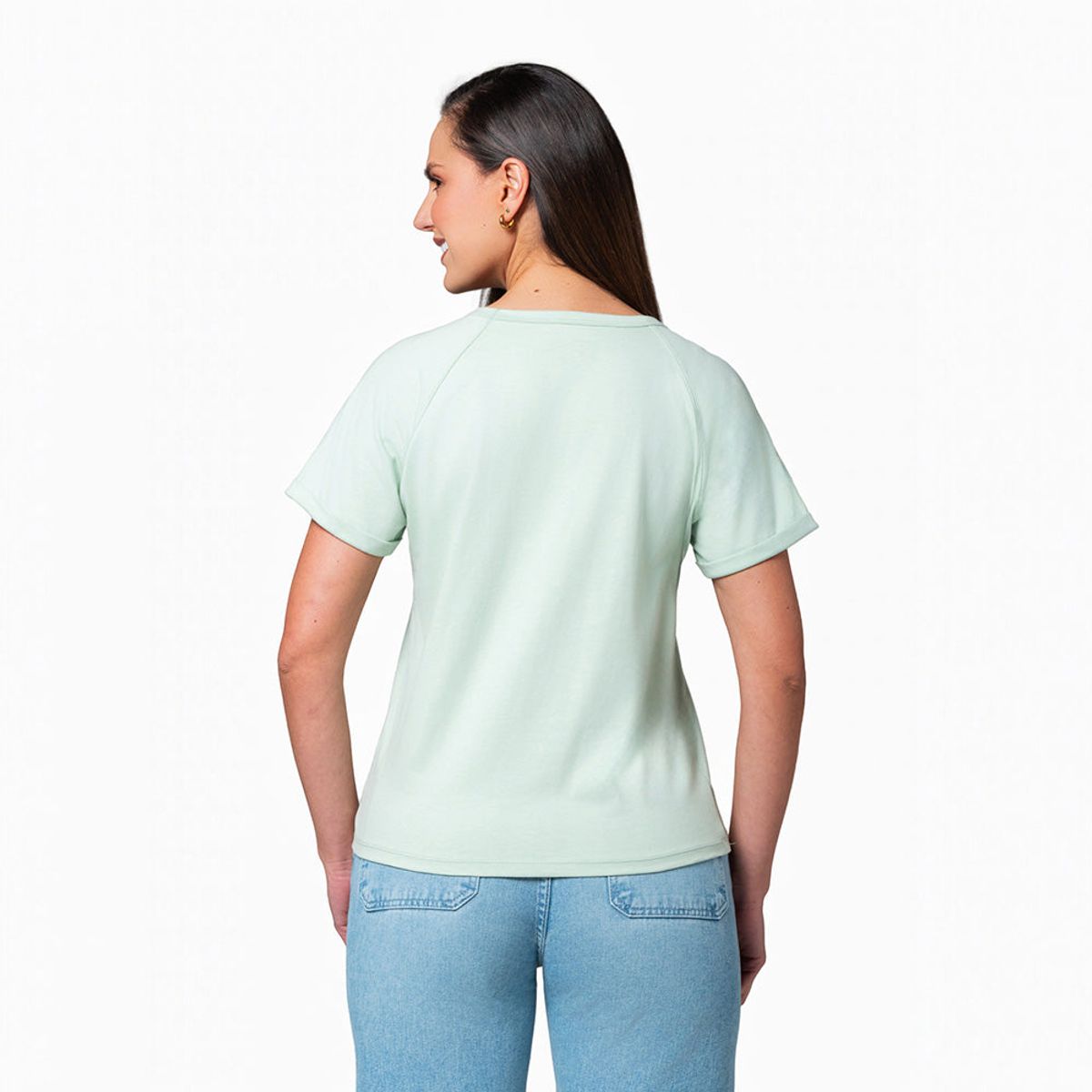 LEC LEE - Camiseta Cuello Redondo Lec Lee Verde Claro XLLila