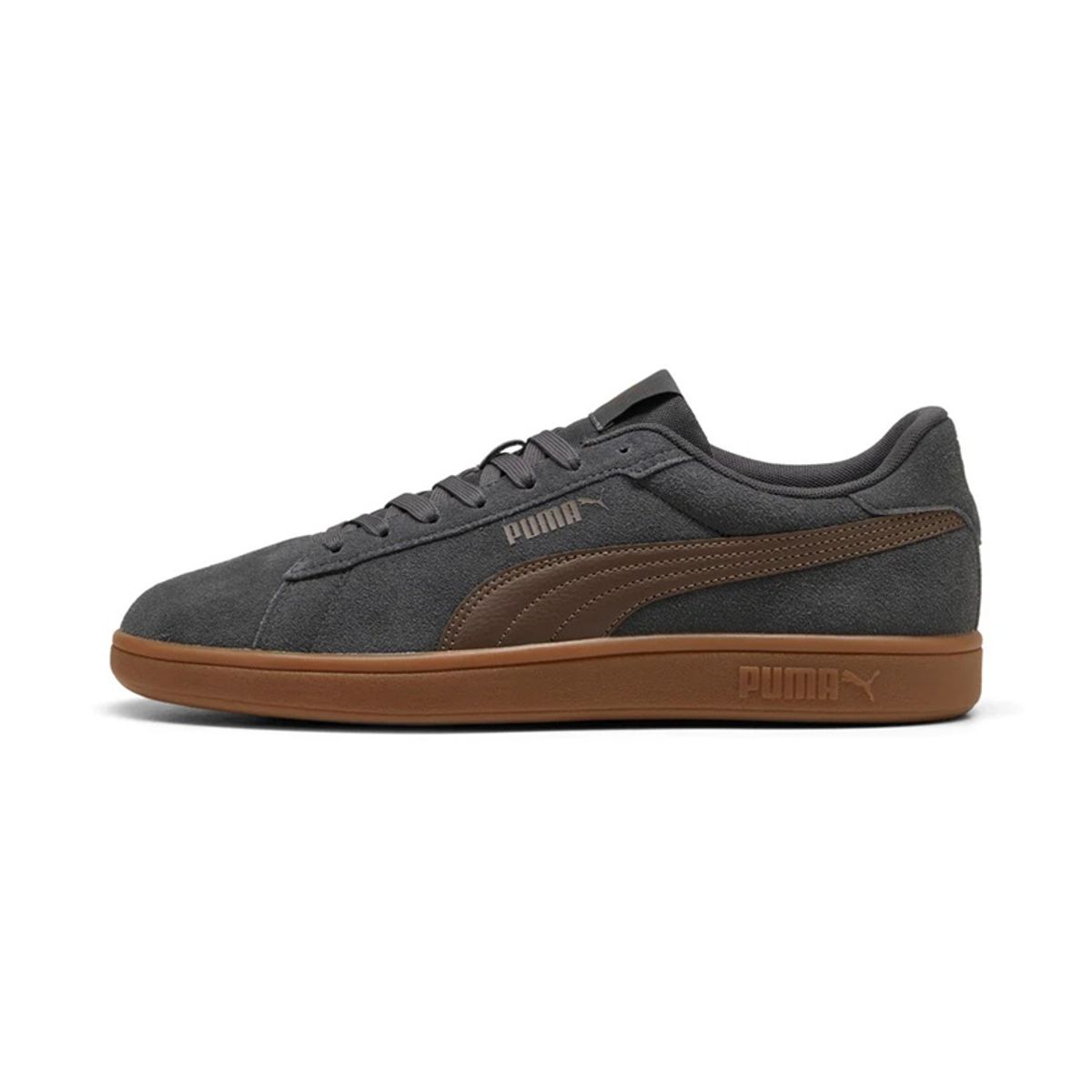 PUMA - Tenis Puma Hombre Smash 3.0 L 390984-26 Negro Cafe Casual