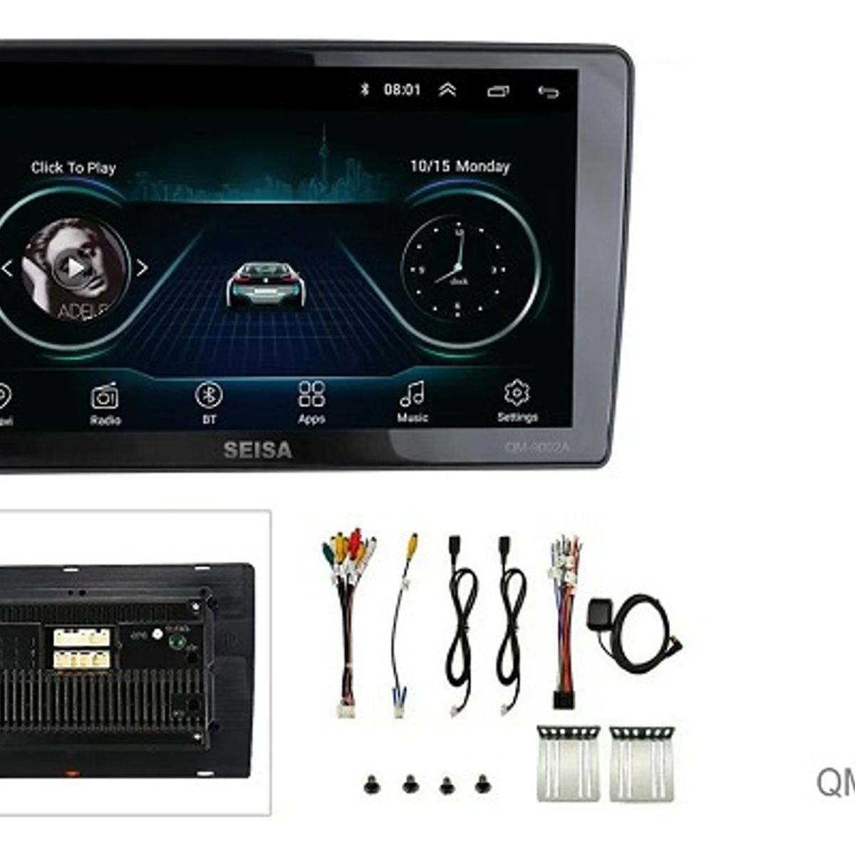 GENERICO - Pantalla Android ”9” Con Bluetooth GPS y WiFi Para Carro