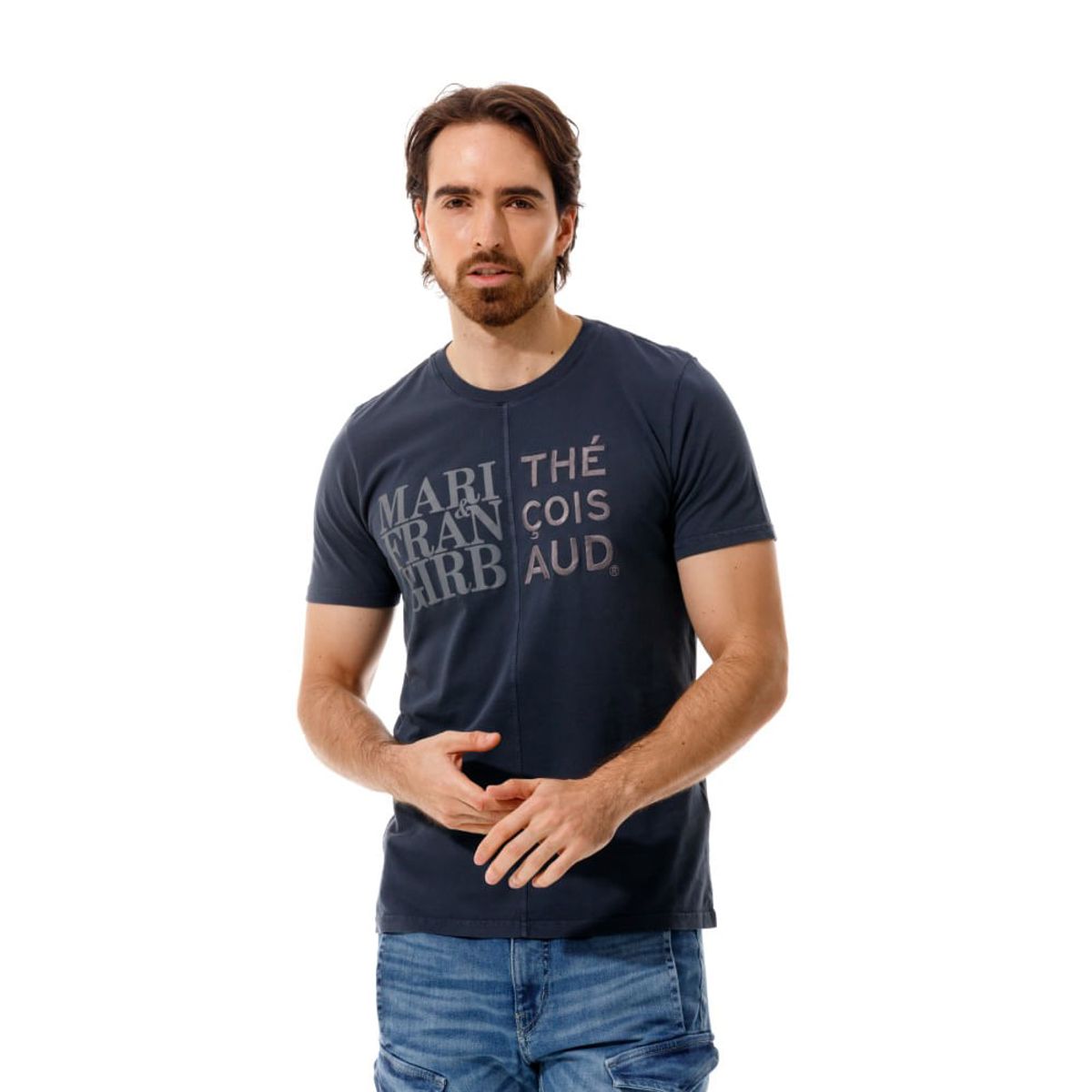 MARITHE FRANCOIS GIRBAUD - Camiseta Manga Corta Para Hombre Le-Francois Girbaud