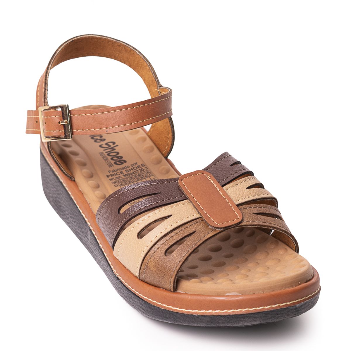 PRICE SHOES - Price Shoes Sandalia Confort para Mujer 6925624TIERRA
