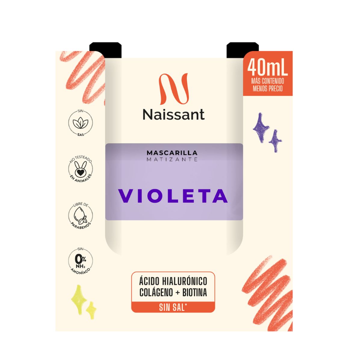 NAISSANT - Caja Matizante Violeta Naissant  12 x 40ml