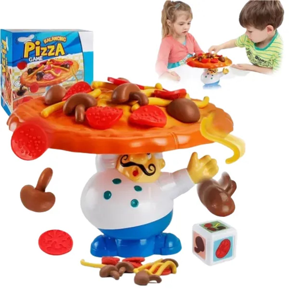 SHUNGA - Juego De Mesa Balancing Pizza  Reto De Equilibrio Para Niños Y Adultos