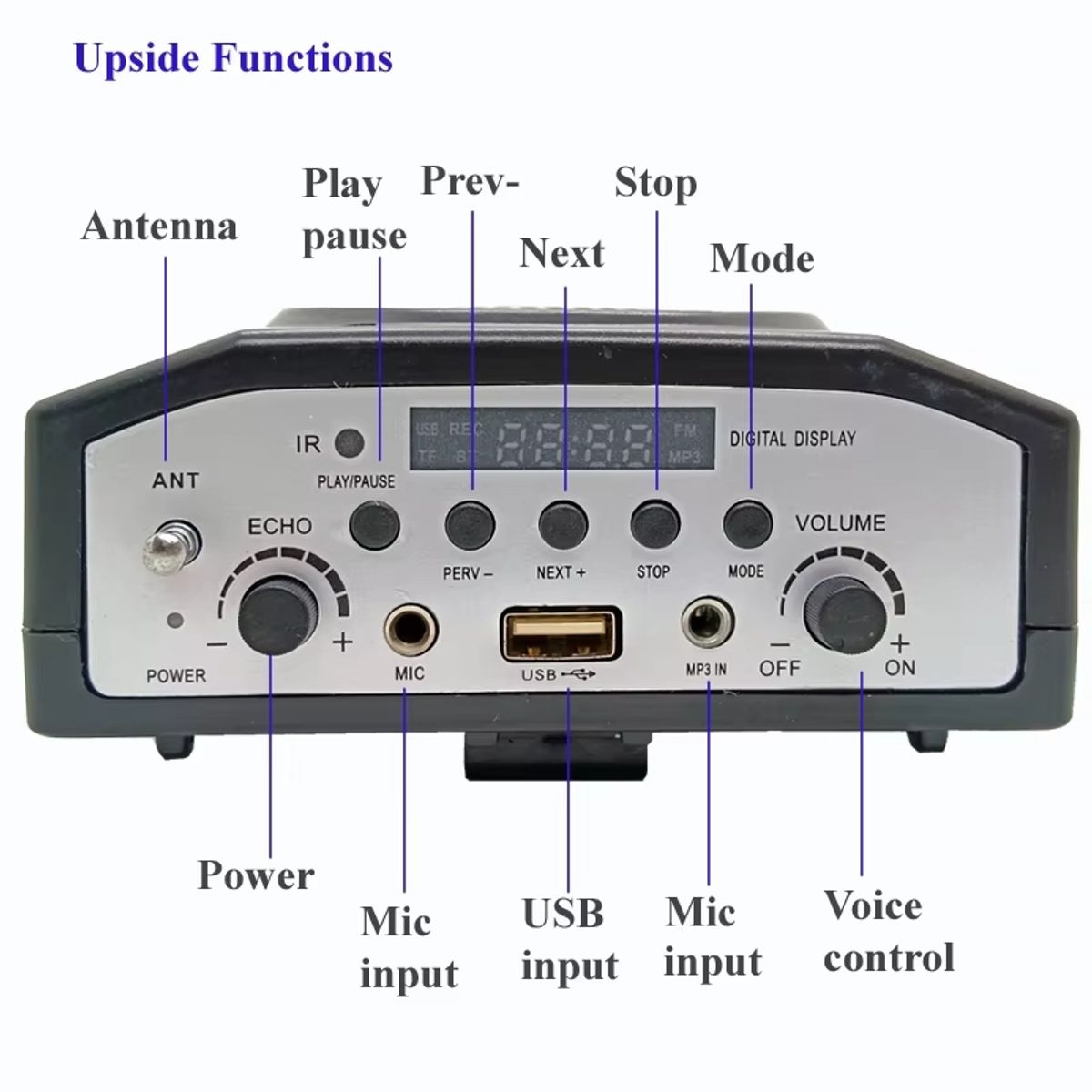 AMERICAN SOUND - Amplificador de Voz - BLUETOOTH PA PA-903UB